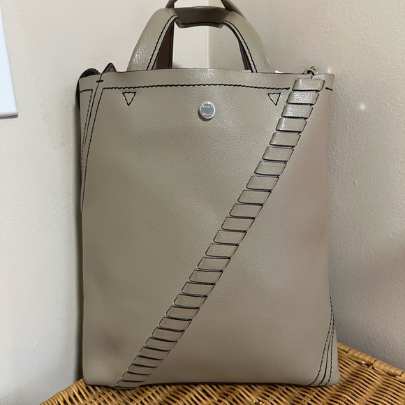 Proenza Schouler Mini Hex Leather Tote with Shoulder Strap Gr. One Size